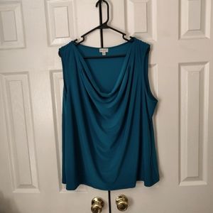 🌮 3/$15!! 🌮 Teal drape top